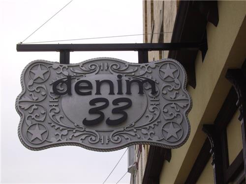 GSC-500-Sign-Series-Dimensional-Custom-Crafted-Hanging-Sign-Denim-33-Greensburg-IN