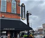 Capone's Downtown Speakeasy: Custom Restaurant Lighted Blade Sign