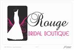 GSC 900 Green Signs Series Logo Design Rouge Bridal Boutique Greensburg IN