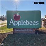 Applebee&#39;s (Center Grove, IN): Custom Restaurant Ground Sign Refurbish