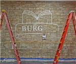 Burger Study: Custom Handpainted Mural Wall ID