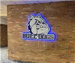 Columbus North High School: Custom Reverse Halo Lit Sign