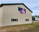 Crites Family Barn: Custom Patriotic Barn Sign