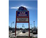 Kennelly &amp; Daughters Car Wash: Custom Car Wash Pylon Sign