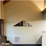 Napoleon State Bank: Custom Interior Wall Logo