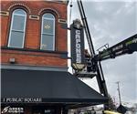 Capone's Downtown Speakeasy: Custom Restaurant Lighted Blade Sign