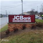 JCBank - Custom Internally Illuminated Monument Sign