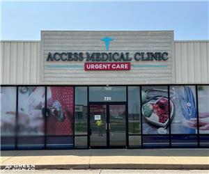 Access Medical Clinic: Custom Clinic Main ID Wall Sign