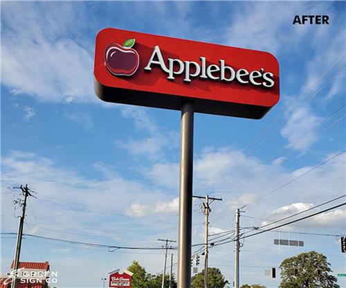 Applebee's (Franklin, IN): Custom New Sign Faces 