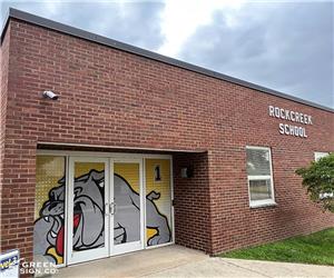 BCSC Rockcreek Elementary School: Custom Perforated School Window Graphics