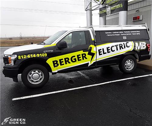 Berger Electric: Custom Business Truck Graphics