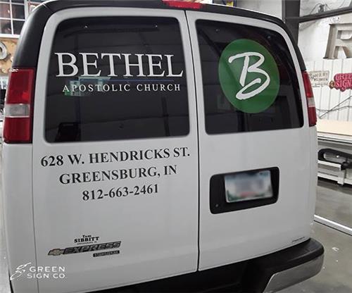 Bethel Apostolic Church - Custom Bus Graphics
