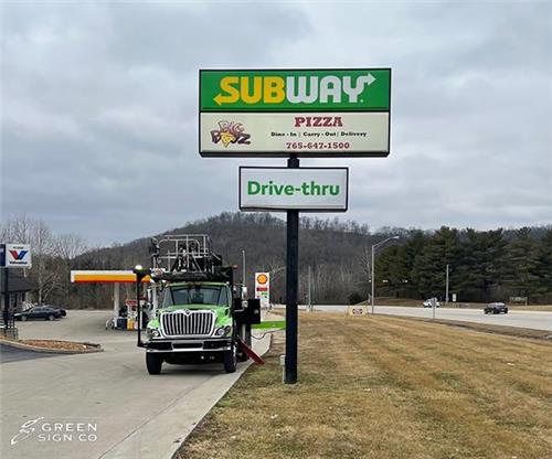 Brookville Indiana Subway - Restaurant Signs - Channel Letters - Channel Logos