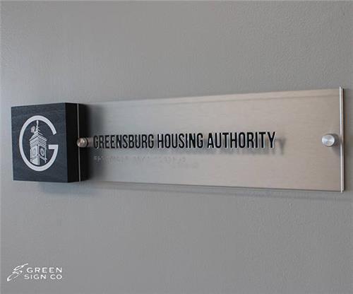 City of Greensburg - Custom ADA Signs