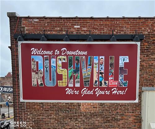 City of Rushville: Custom Flexface Banner System
