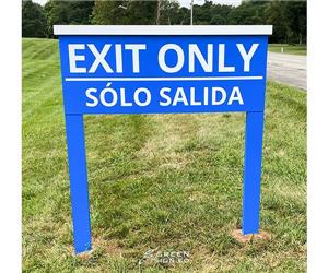 Clifty Creek Elementary School - Custom Architectural Post Panel Directional Signs