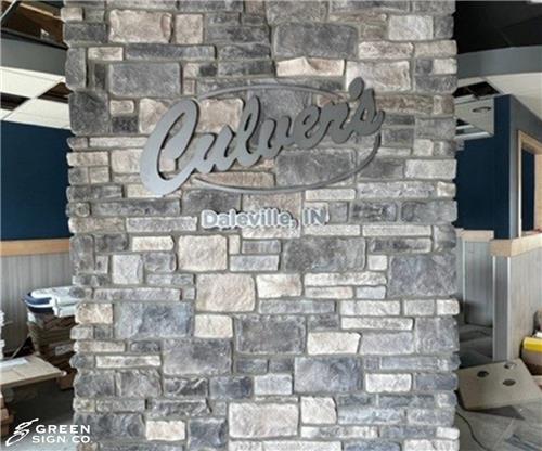Culver&#39;s Daleville, IN: Custom Interior Wall ID Sign
