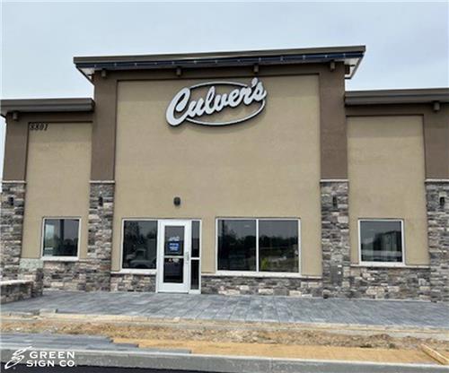 Culver&#39;s Daleville, IN: Custom Internally Illuminated Channel Letters