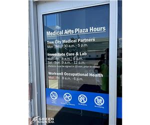 Decatur County Memorial Hospital: Custom Hospital Door Graphics