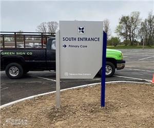 Decatur County Memorial Hospital: Custom Parking Lot Directional Signs