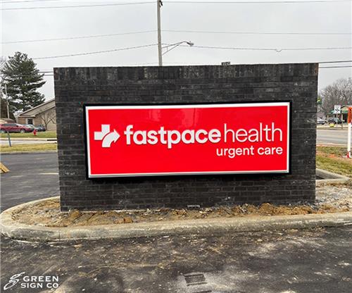 Fast Pace Health Urgent Care (Brazil, IN): Custom Health Care Clinic Channel Letters
