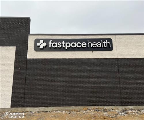 Fast Pace Health Urgent Care (Clinton, IN): Custom Medical Clinic Channel Letters