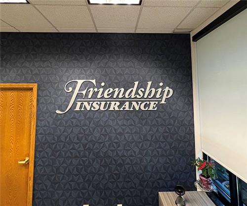 Friendship State Bank: Custom Interior Bank Logo