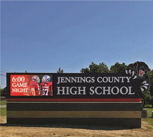GSC 600E 750 Sign Series Jennings County High School North Vernon IN