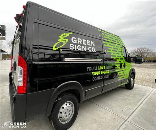 Green Sign Company: Custom Company Fleet Vehicle Graphics