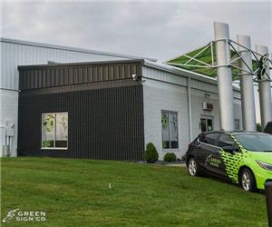 Green Sign Company - Custom Perforated Vinyl Window Graphics