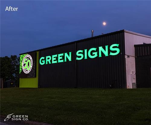 Green Sign Company - Facade Upgrade