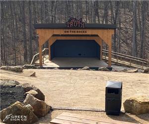 Hard Truth Distillery: Custom Reverse Halo Lit Channel Letters