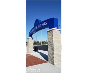 Jennings County High School: Custom School Archway