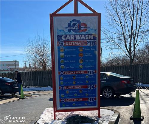 Kennelly &amp; Daughters Car Wash: Custom Car Wash Signs