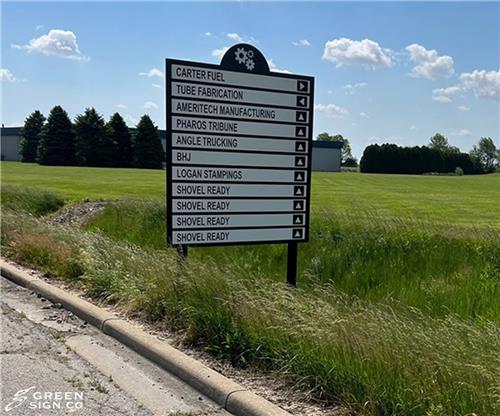 Logansport Cass County Chamber of Commerce: Custom Architectural Post Panel Wayfinding Signs