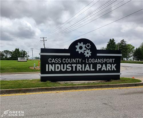 Logansport Cass County Chamber of Commerce: Custom Non Lit Main ID Sign