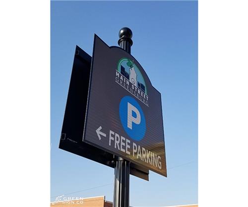 Main Street Greensburg: Custom City Parking Signs