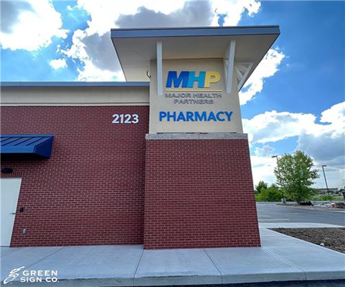 Major Health Partners - Medworks Pharmacy: Custom Pharmacy Channel Letters