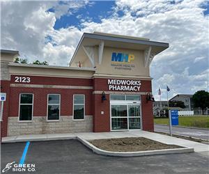 Major Health Partners - Medworks Pharmacy: Custom Pharmacy Channel Letters