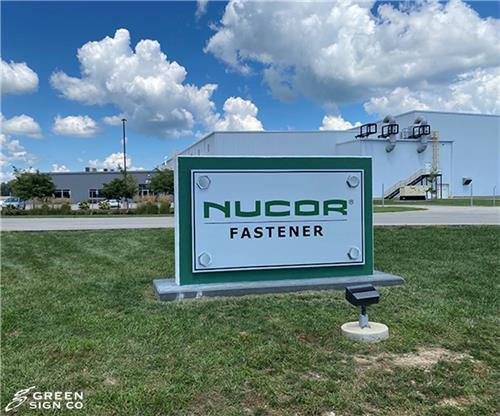Nucor Fasteners: Custom Signs for Manufacturing Facility