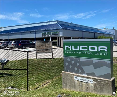 Nucor Insulated Panel Group: Internally Illuminated Channel Letters