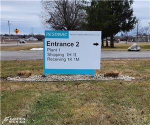 Resonac: Custom Factory Exterior Wayfinding Signs
