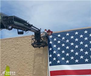 The Leathery Co.: Custom Wall Flag Banner