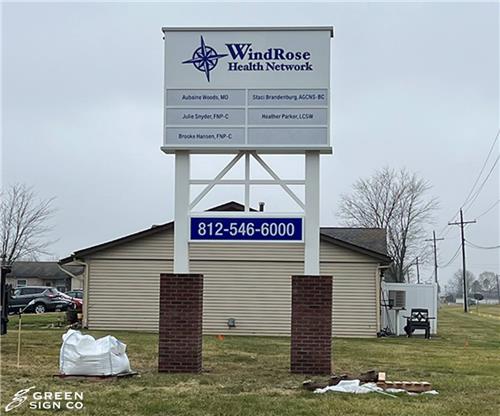 Windrose Health Network: Custom Medical Office Multi Tenant Sign