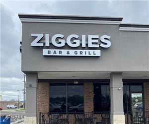 Ziggie's Bar & Grill: Custom Internally Illuminated Restaurant Channel Letters