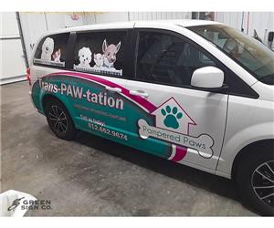 Pampered Paws - Custom Van Graphics
