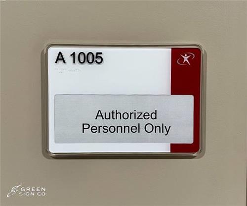 Rush Memorial Hospital - GSC 200 Series - Custom Interior ADA Signs