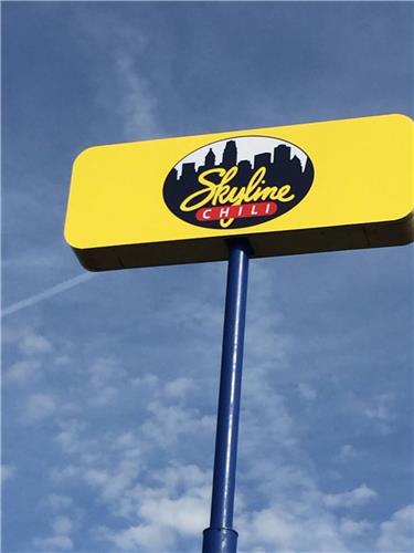 GSC 650 series green sign company skyline chili sign repair batesville, in