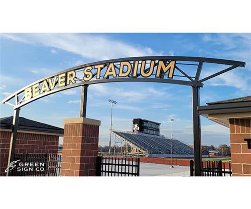 Noblesville High School: Branding Football Stadium