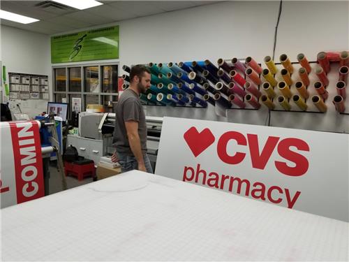 GSC 300 Series Temporary Site Sign CVS Pharmacy Westfield IN